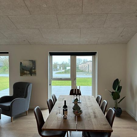 Moderne Nybygget Villa Holstebro Kültér fotó