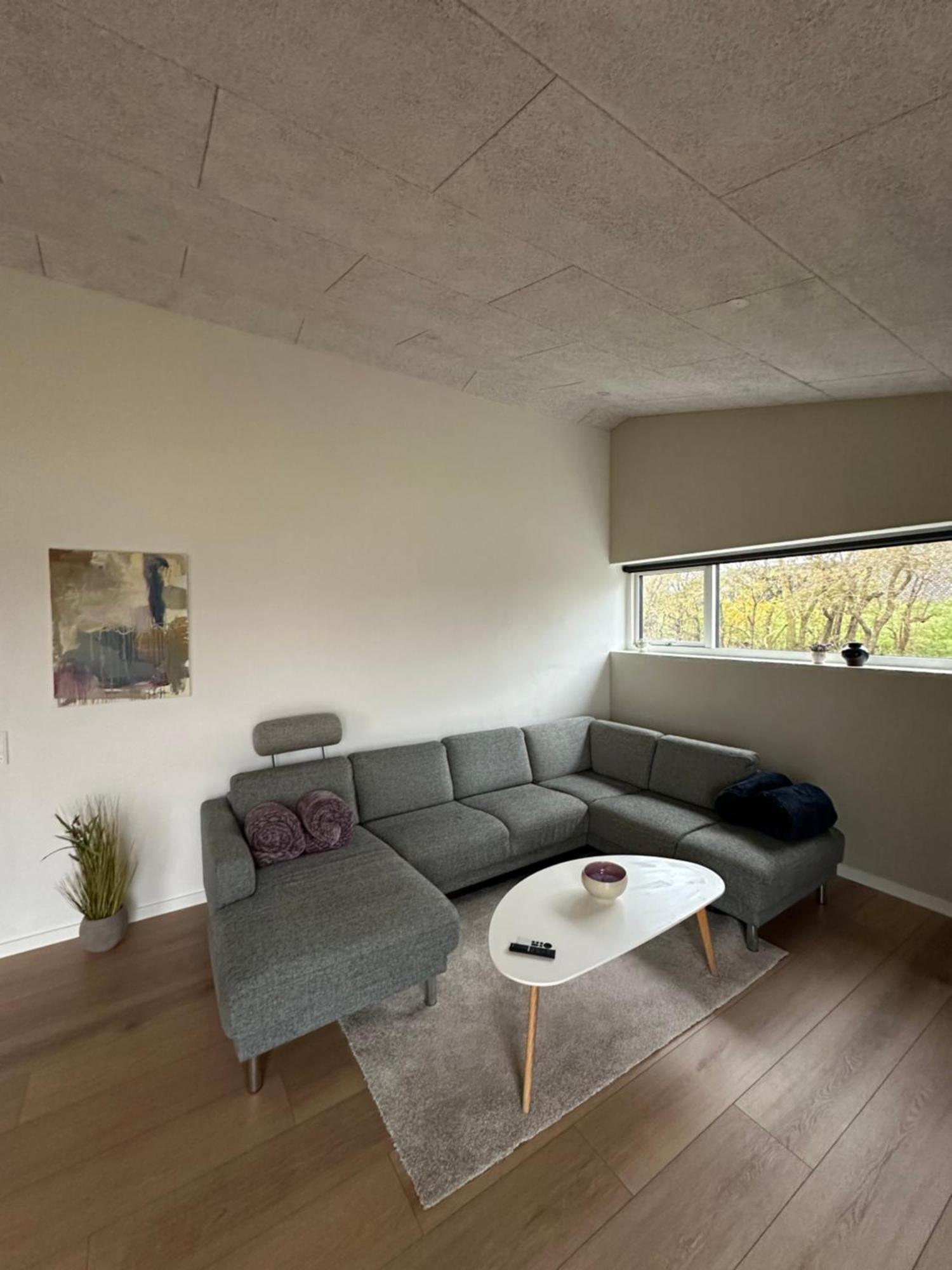 Moderne Nybygget Villa Holstebro Kültér fotó