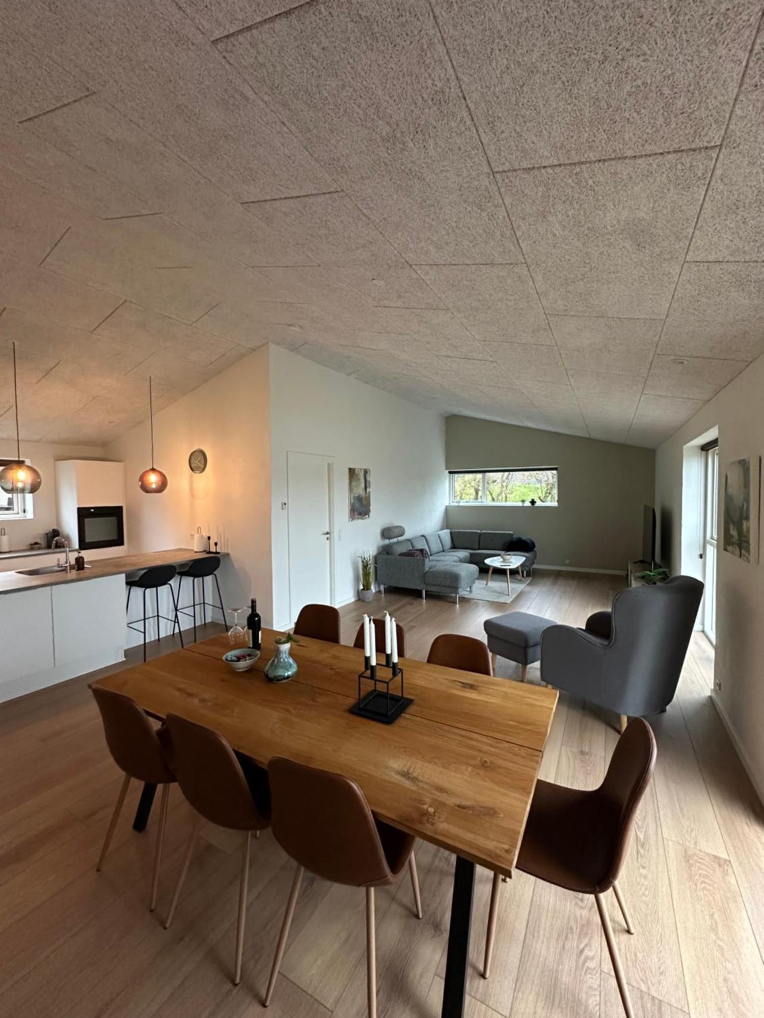 Moderne Nybygget Villa Holstebro Kültér fotó